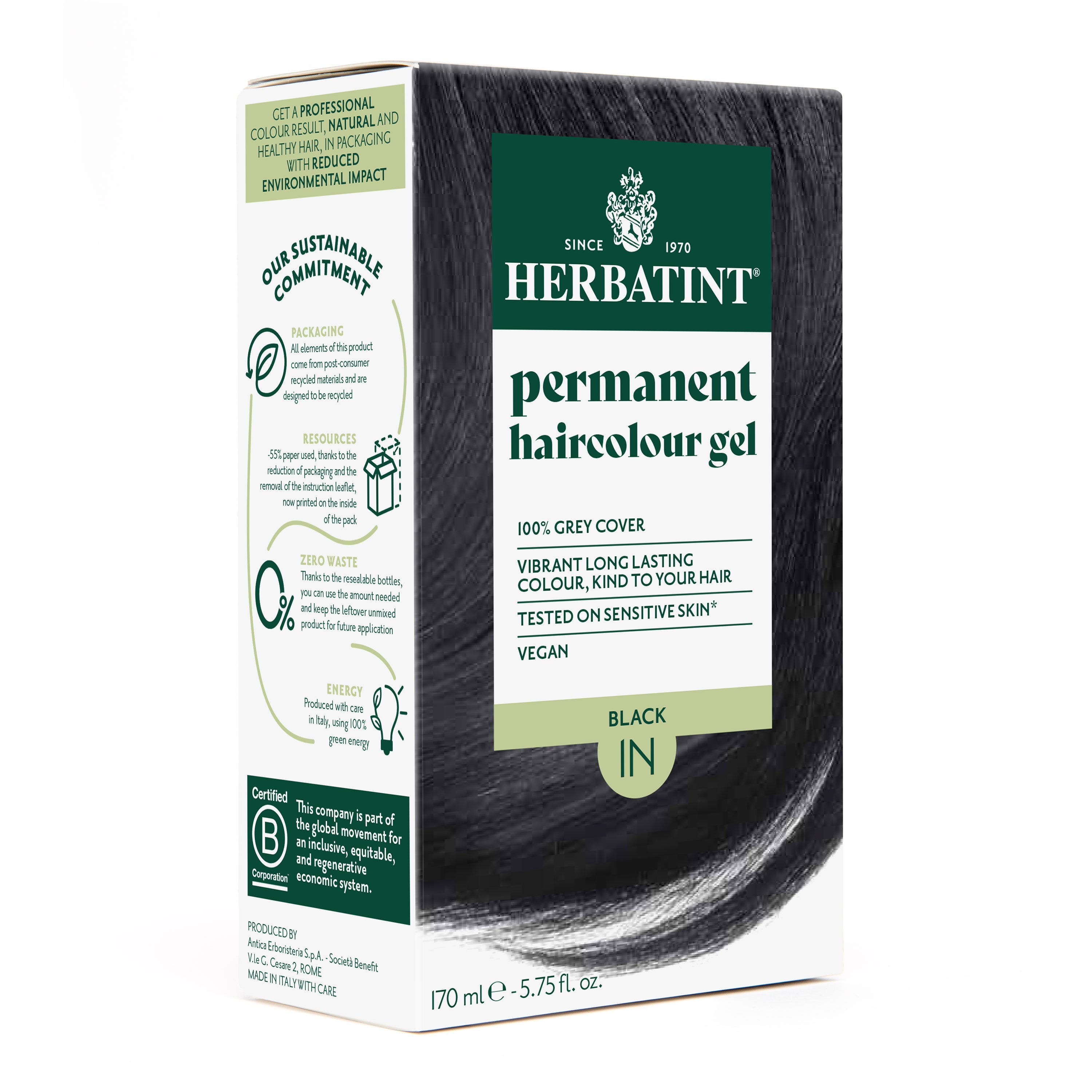 Herbatint 1N, 170 ml box