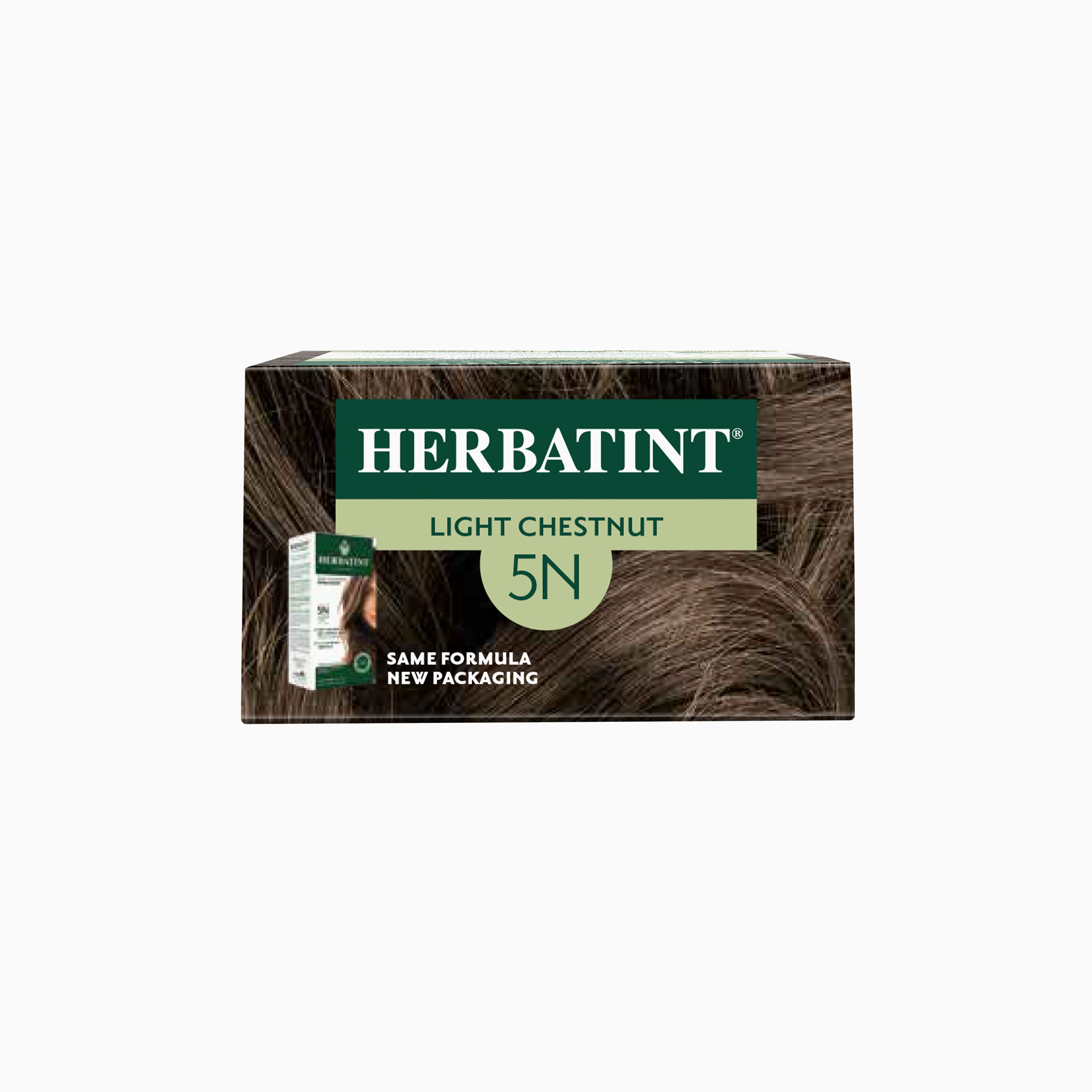 Herbatint permanent haircolour gel 5N, 170 ml – box top