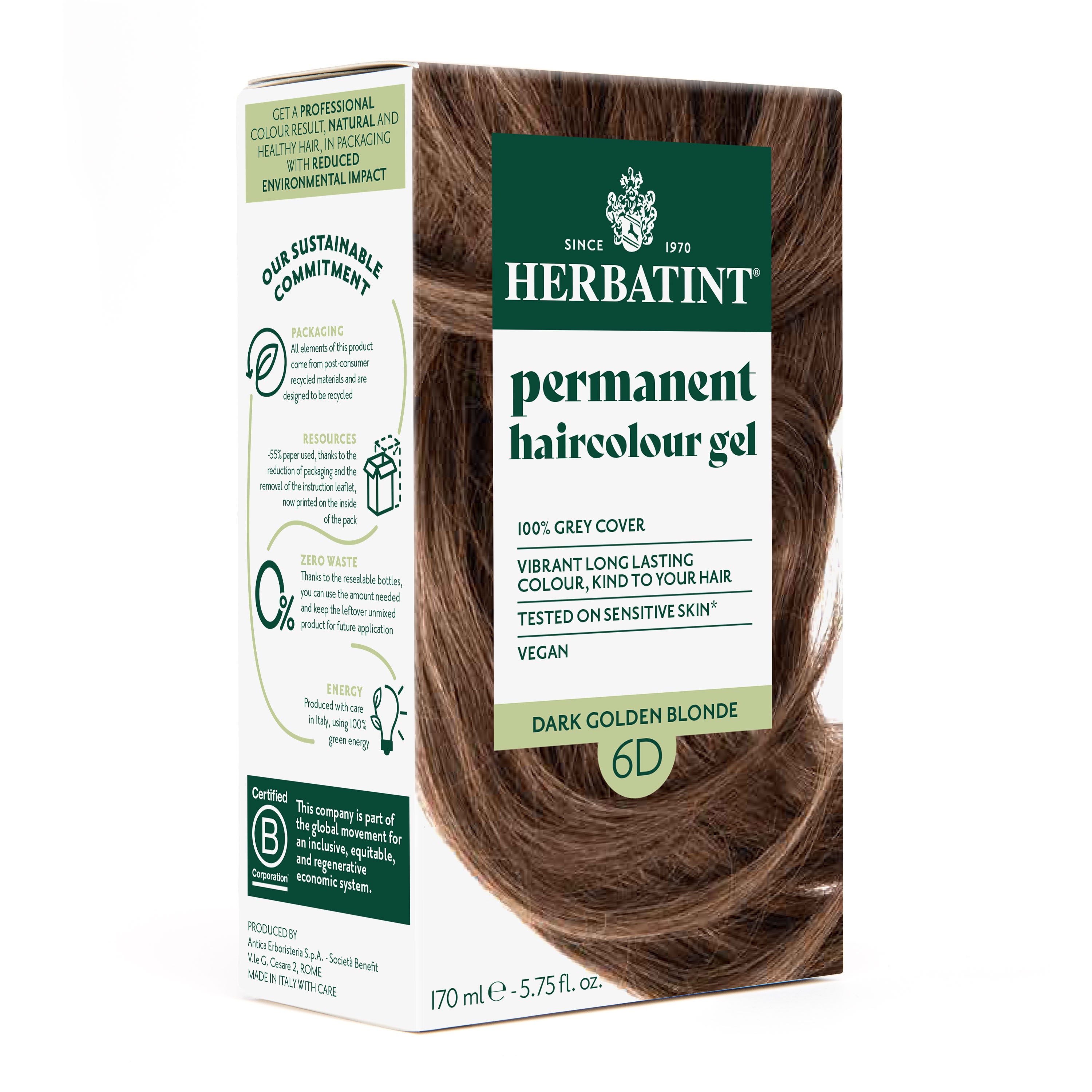 Herbatint 6D, 170 ml box