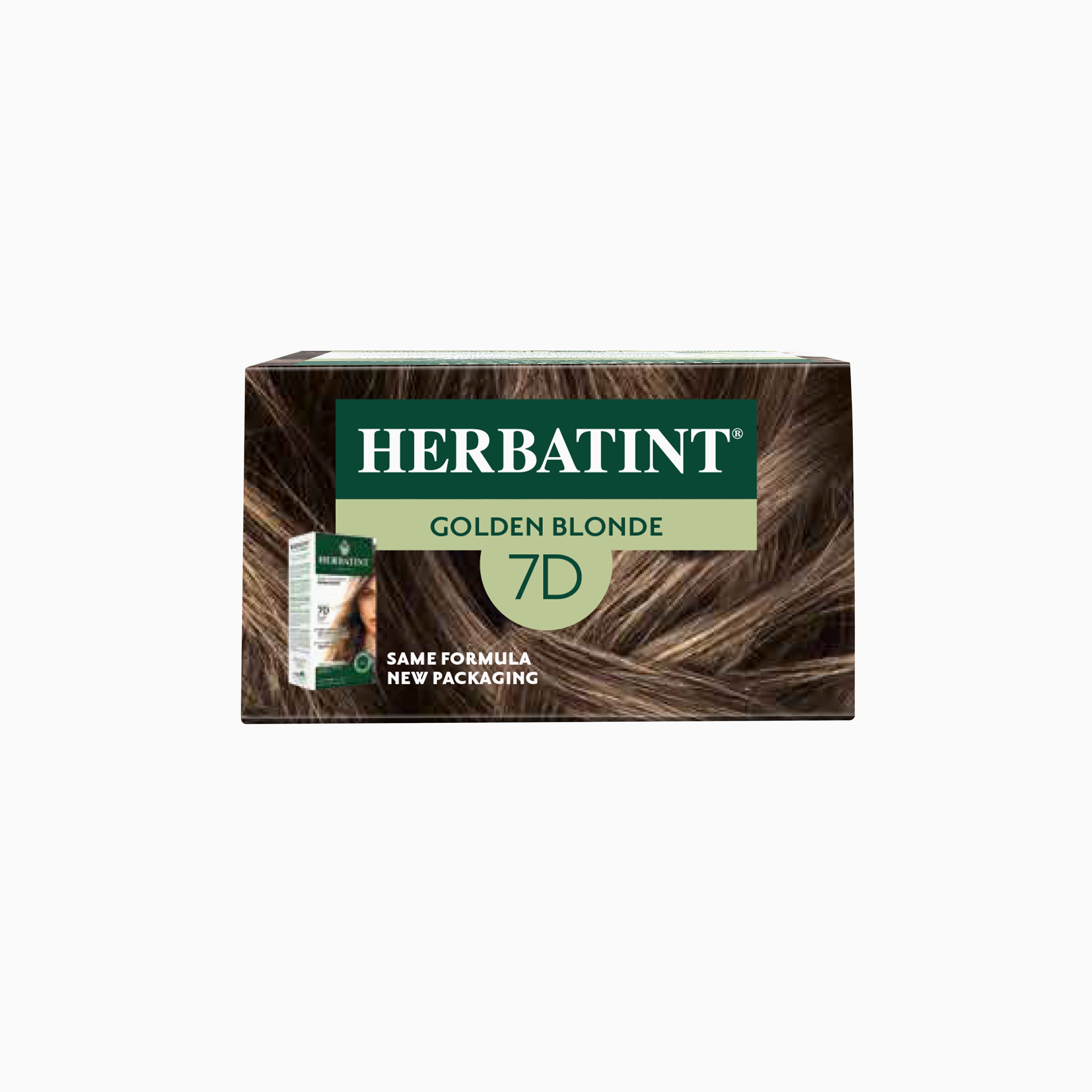 Herbatint permanent haircolour gel 7D, 170 ml – box top