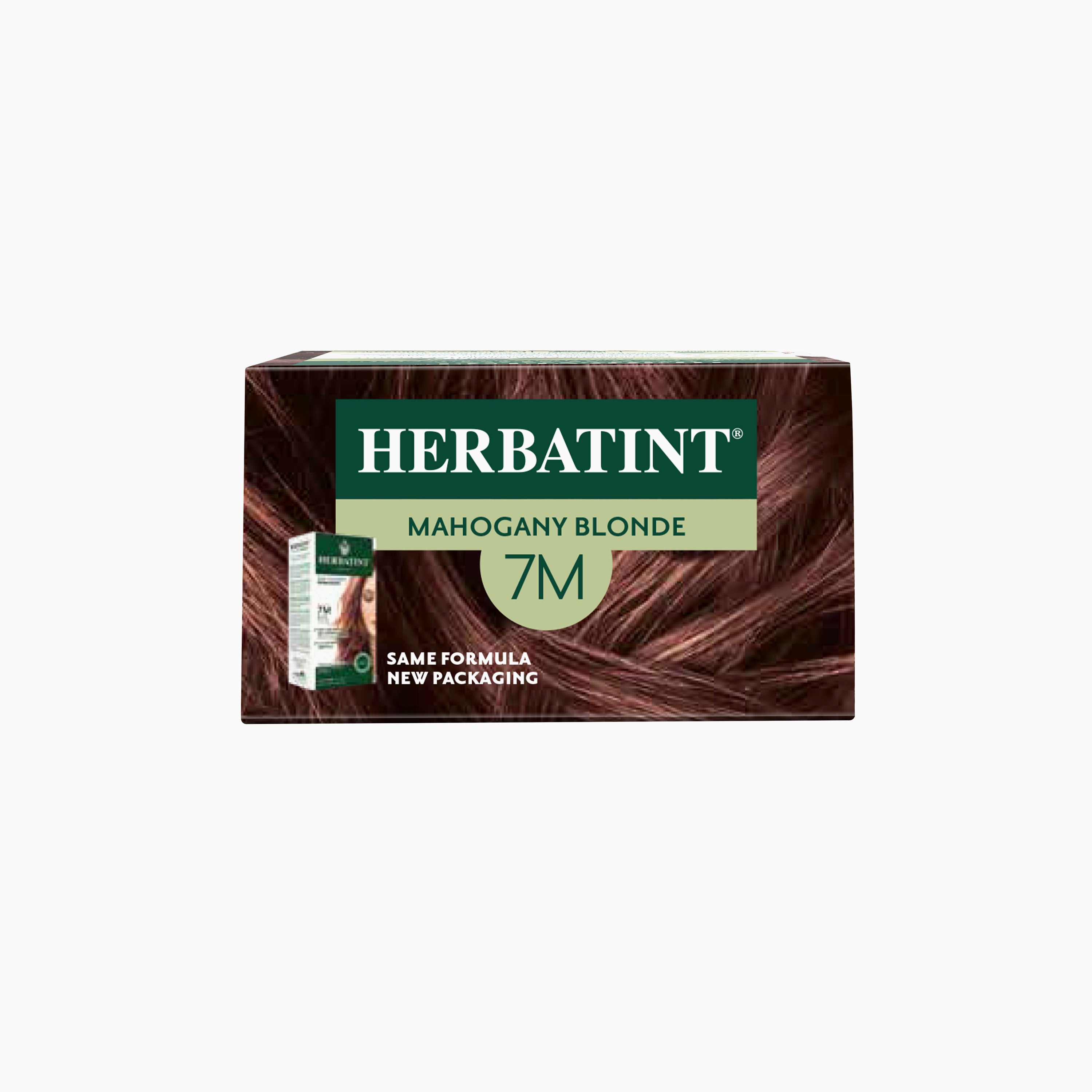 Herbatint permanent haircolour gel 7M, 170 ml – box top