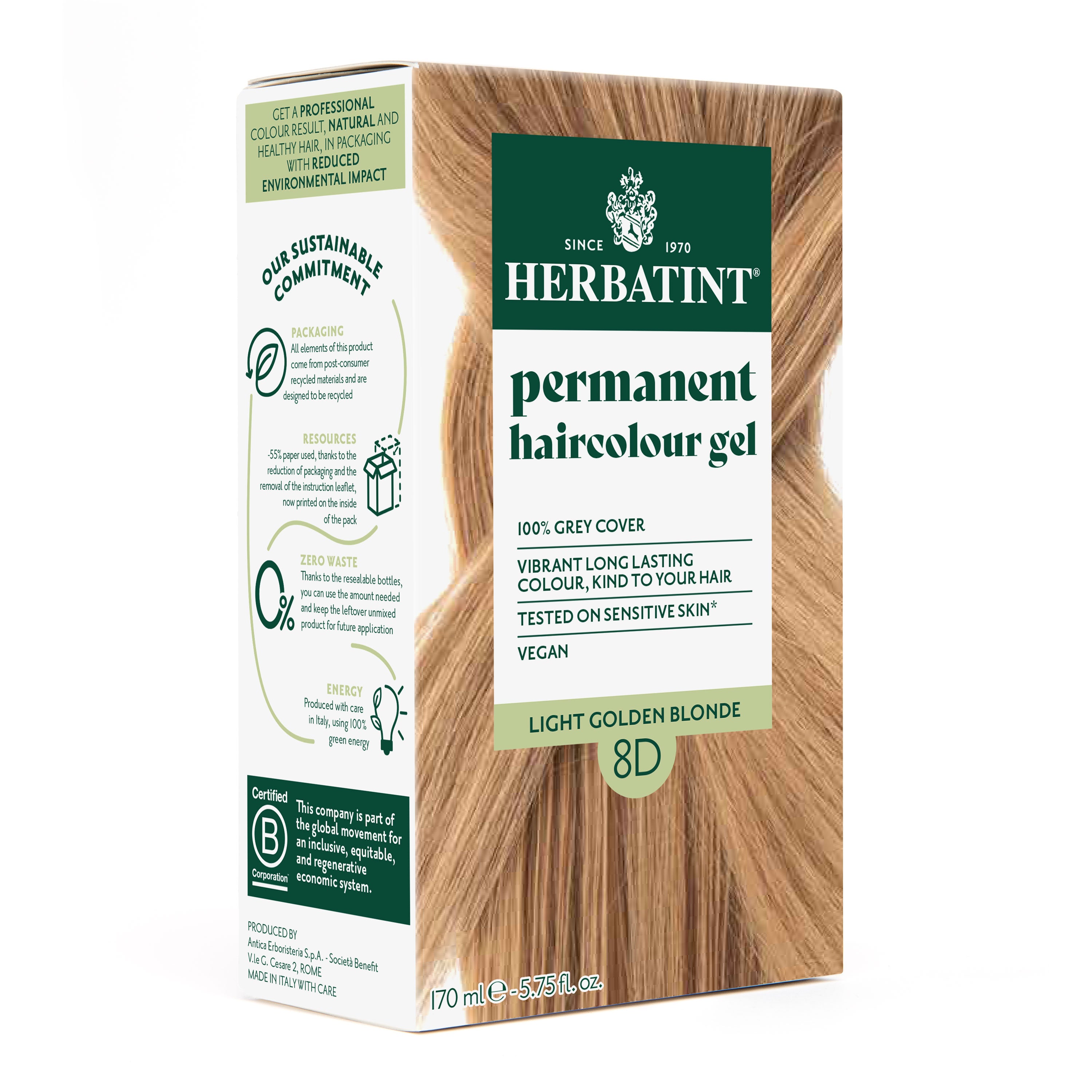 Herbatint 8D, 170 ml box