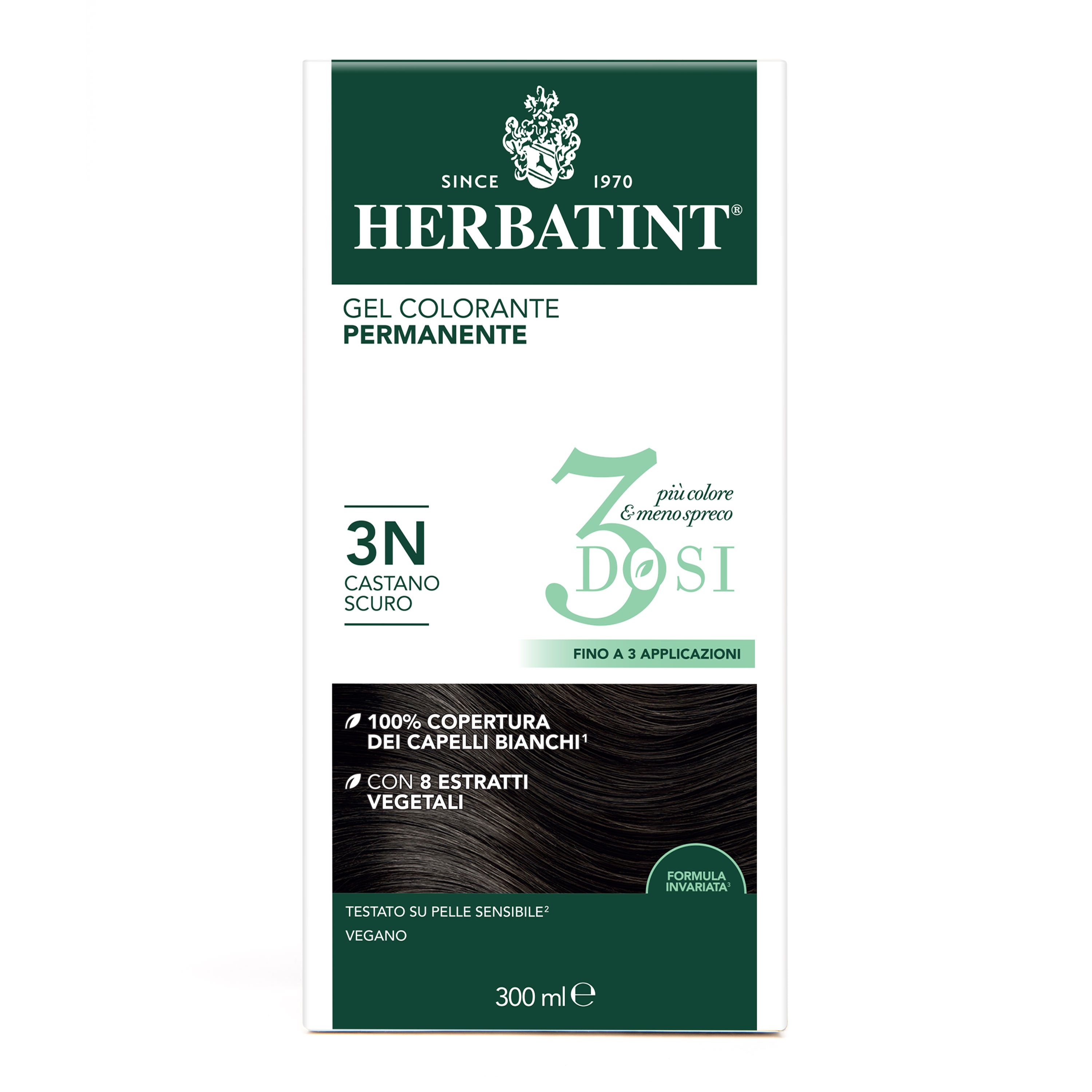 Herbatint 3N Castano Scuro colorazione capelli permanente senza ammoniaca