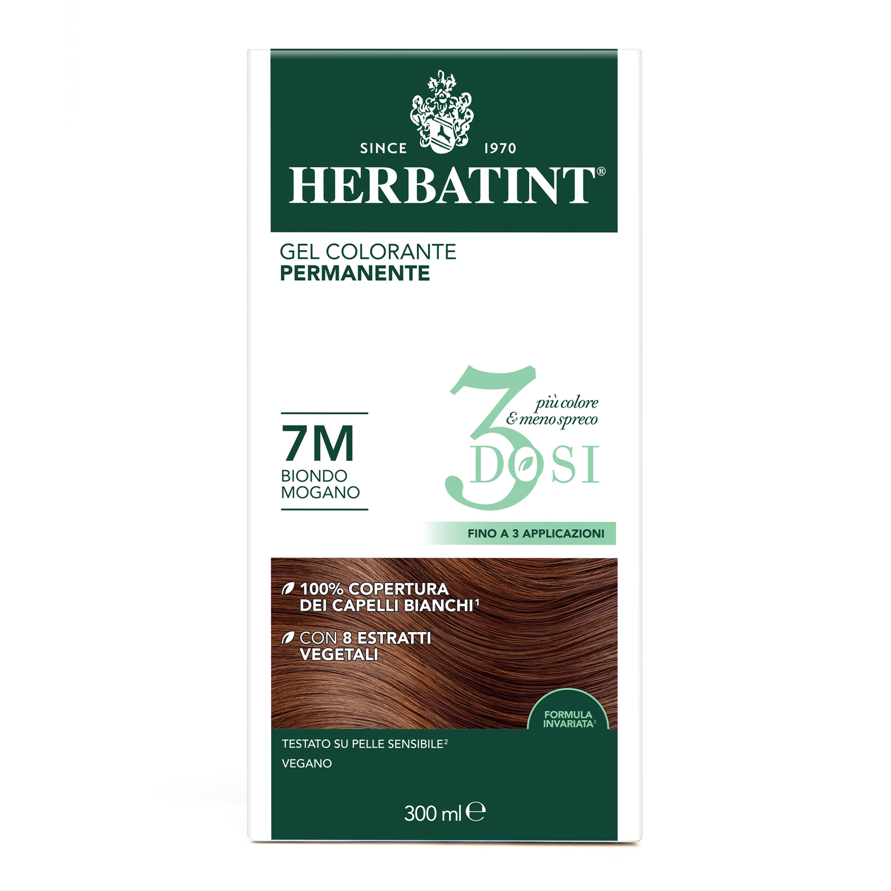 Herbatint 7M Biondo Mogano colorazione capelli permanente senza ammoniaca