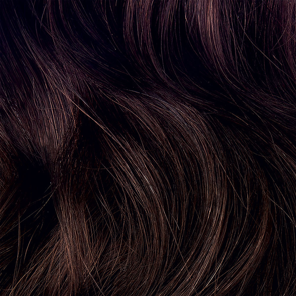 Dimostrazione resa colore capelli gel colorante permanente 4M Castano Mogano