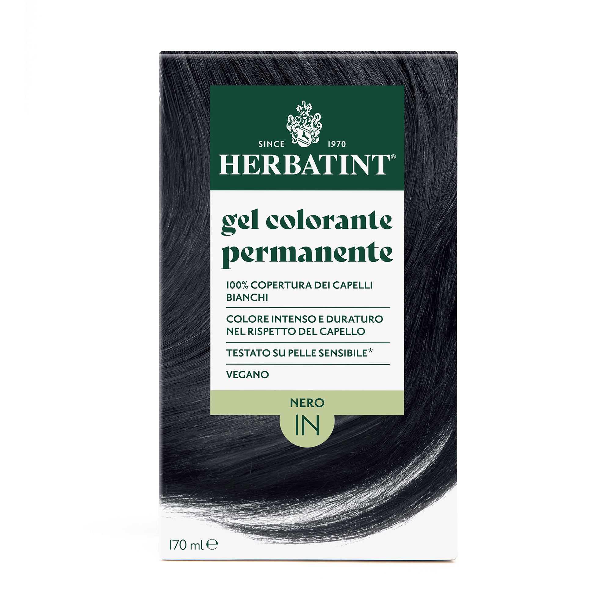 Colorazione capelli permanente 1N Nero Herbatint