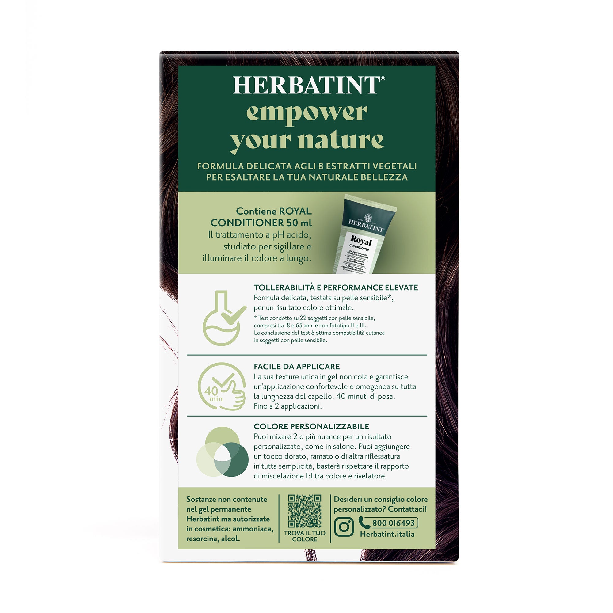 Tintura capelli permanente 4M Castano Mogano Herbatint