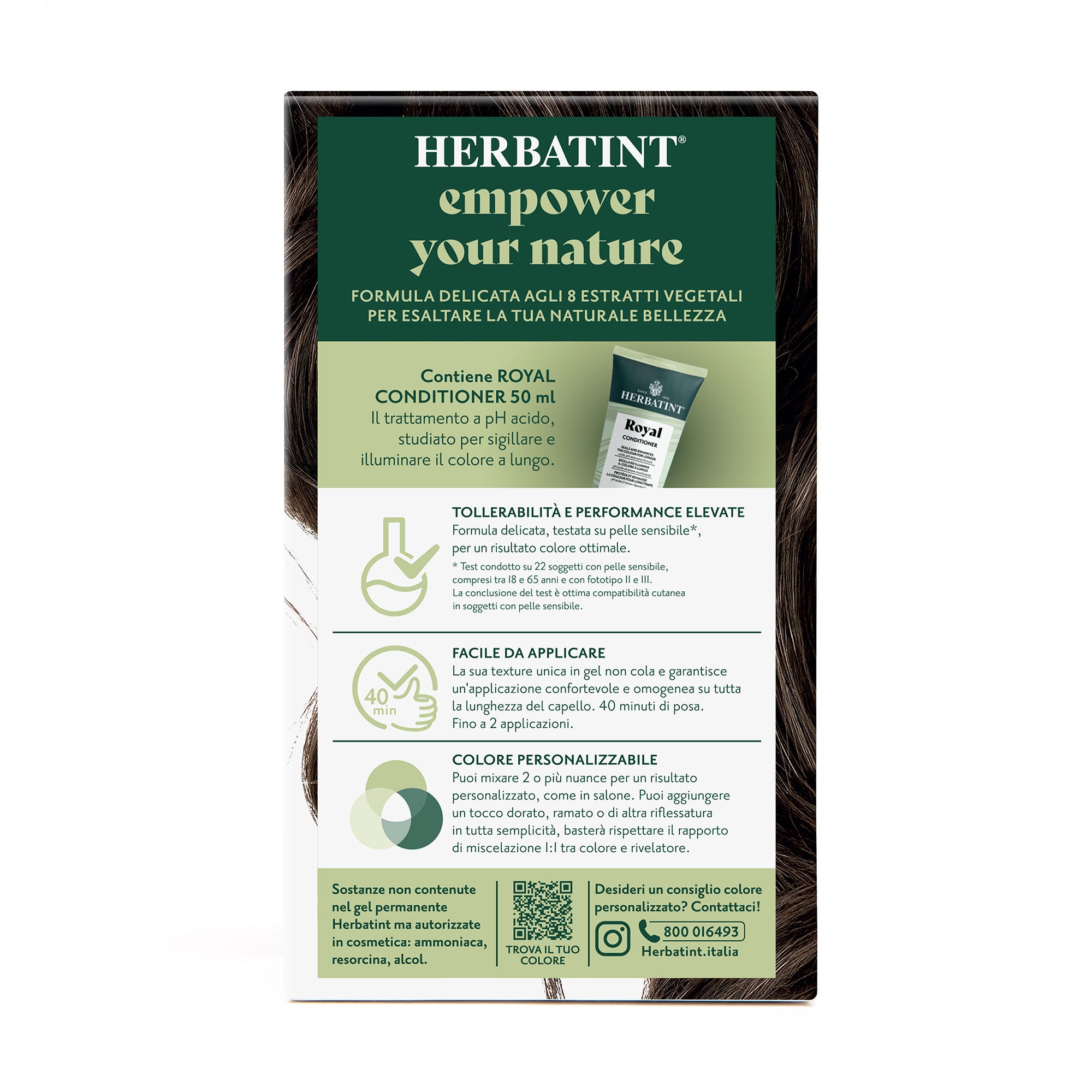 Tintura capelli permanente 4N Castano Herbatint