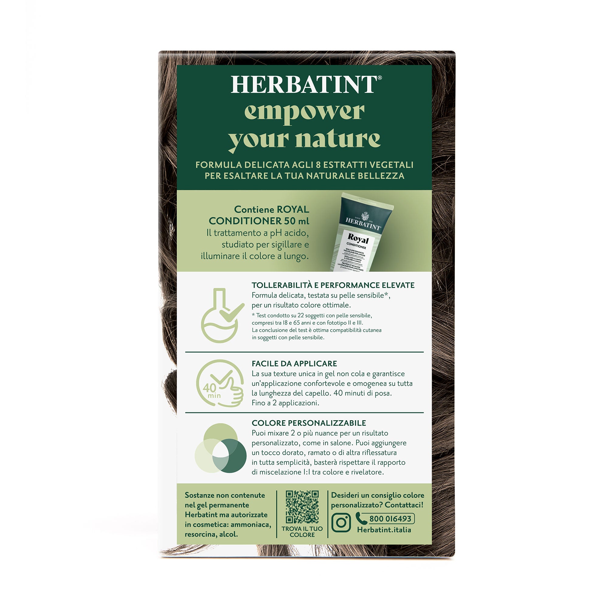 Tintura capelli permanente 5N Castano Chiaro Herbatint