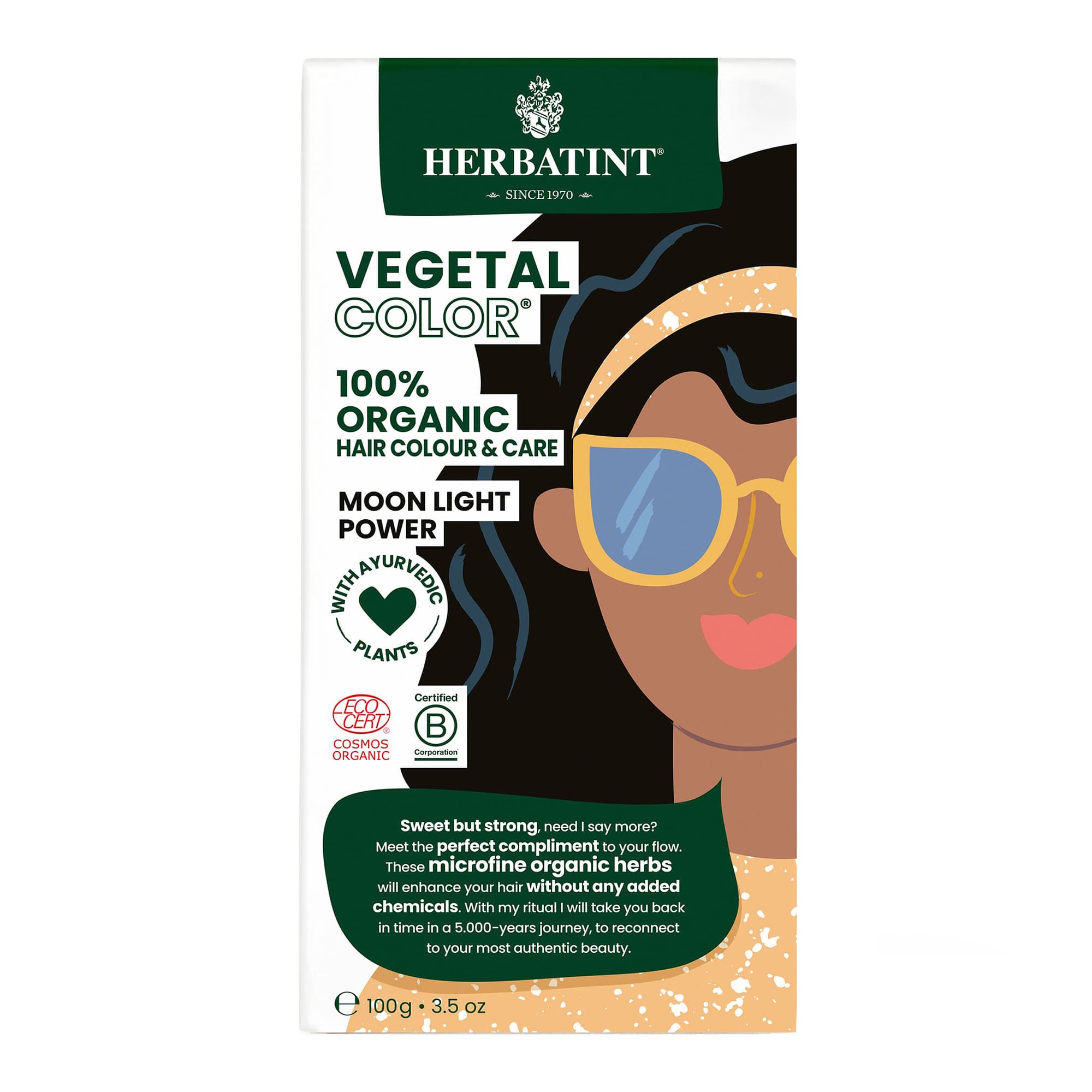 Herbatint Vegetal Color Moon Light Power – box front
