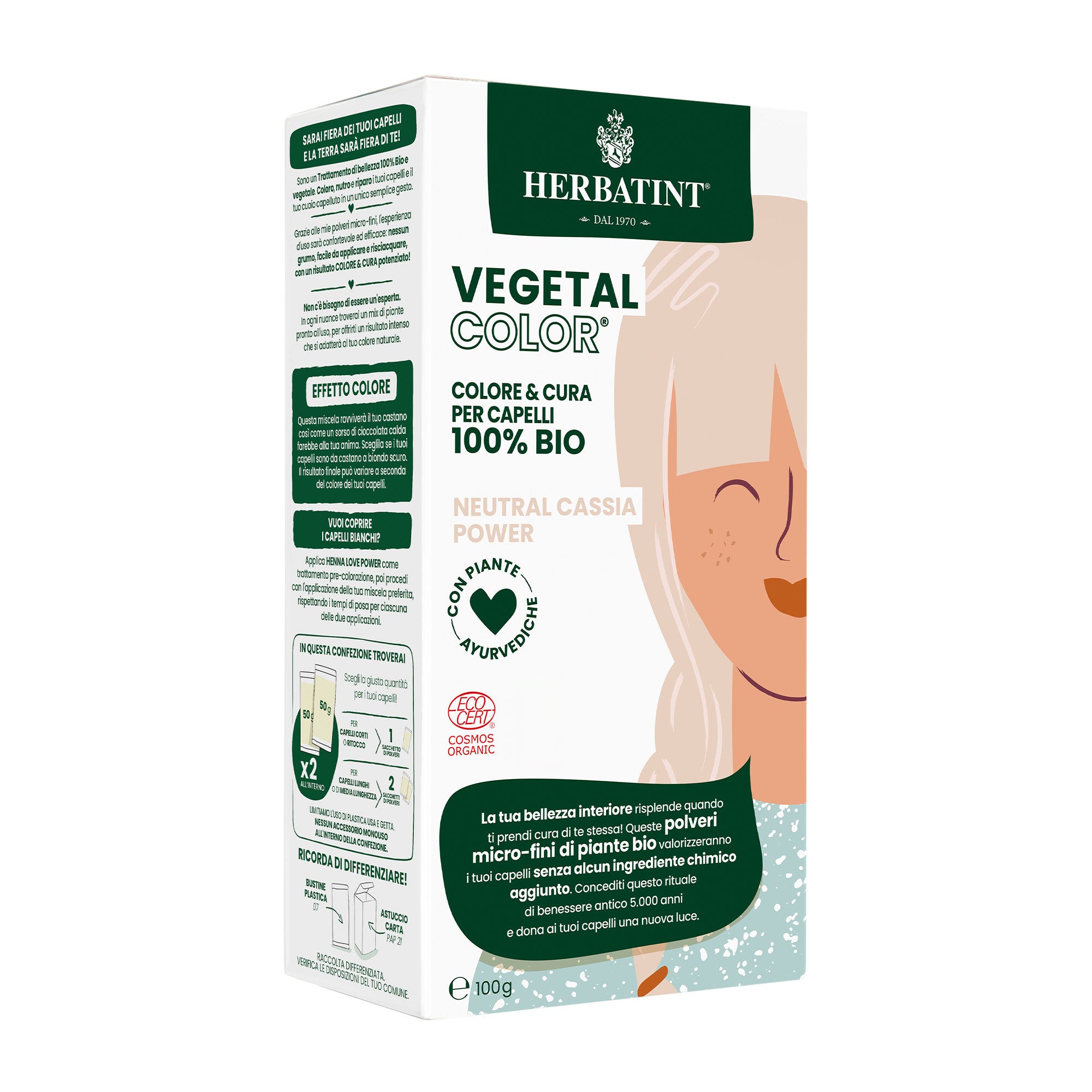 Vegetal Color Neutral Cassia Power Herbatint