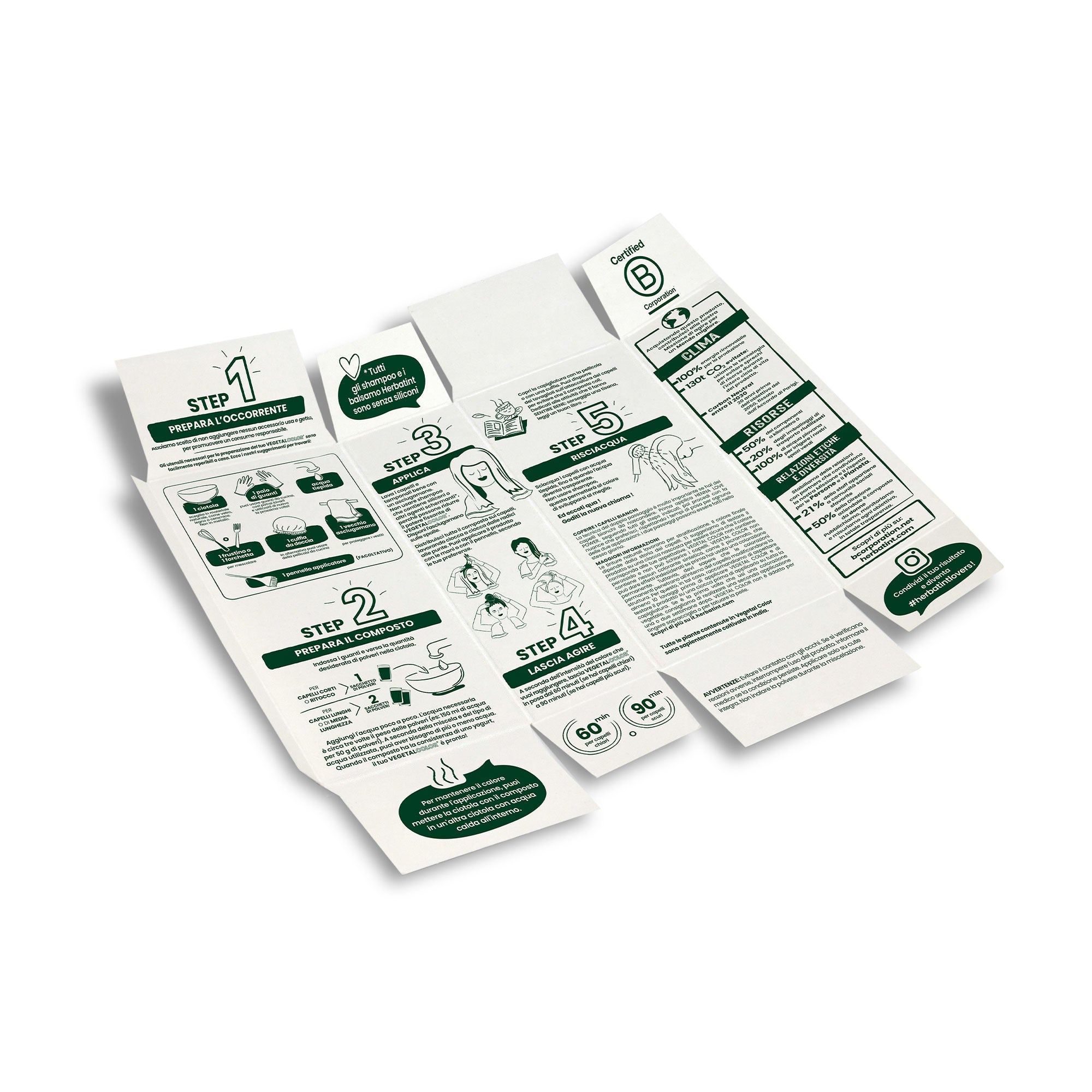 Colore vegetale per capelli Neutral Cassia Power