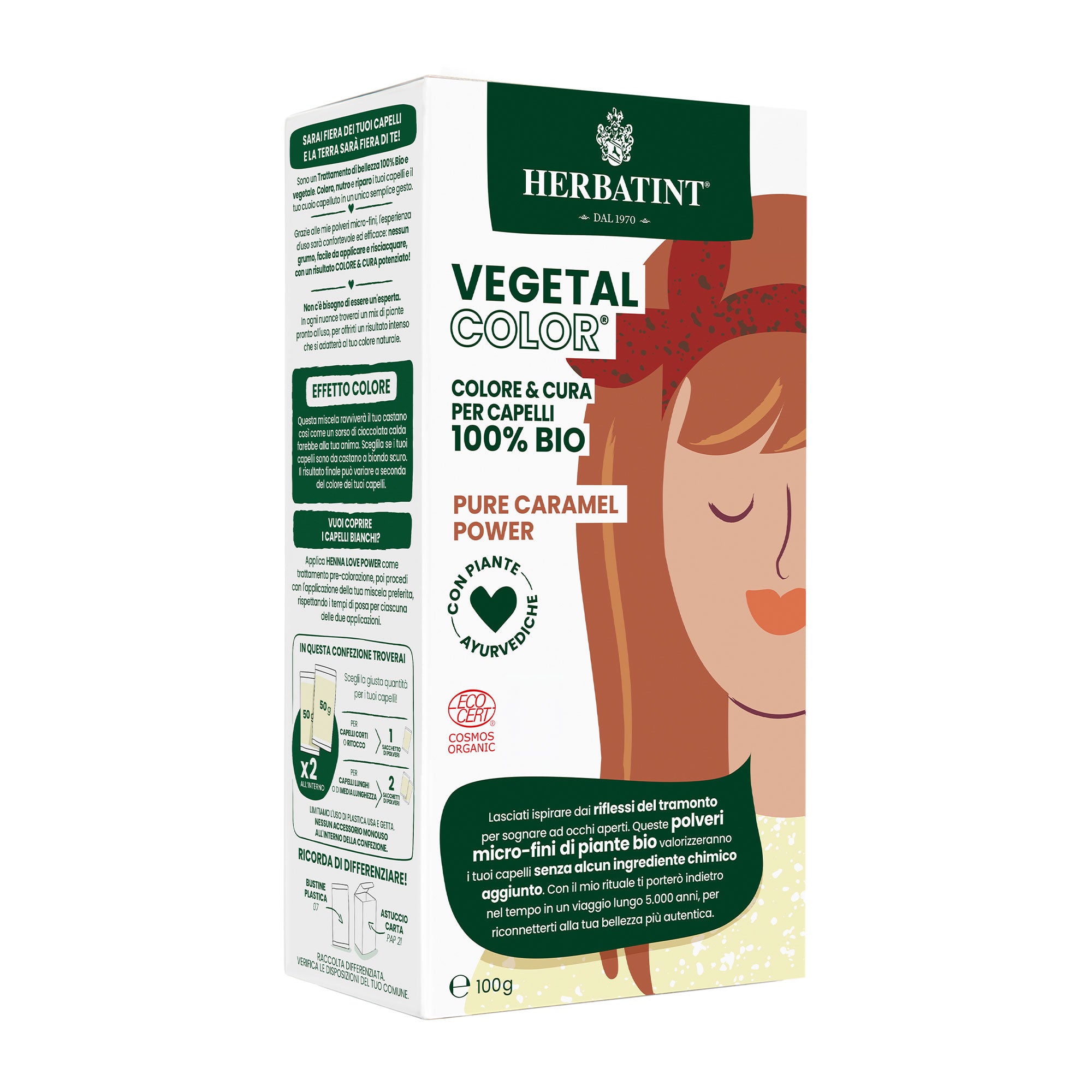 Vegetal Color Pure Caramel Power Herbatint