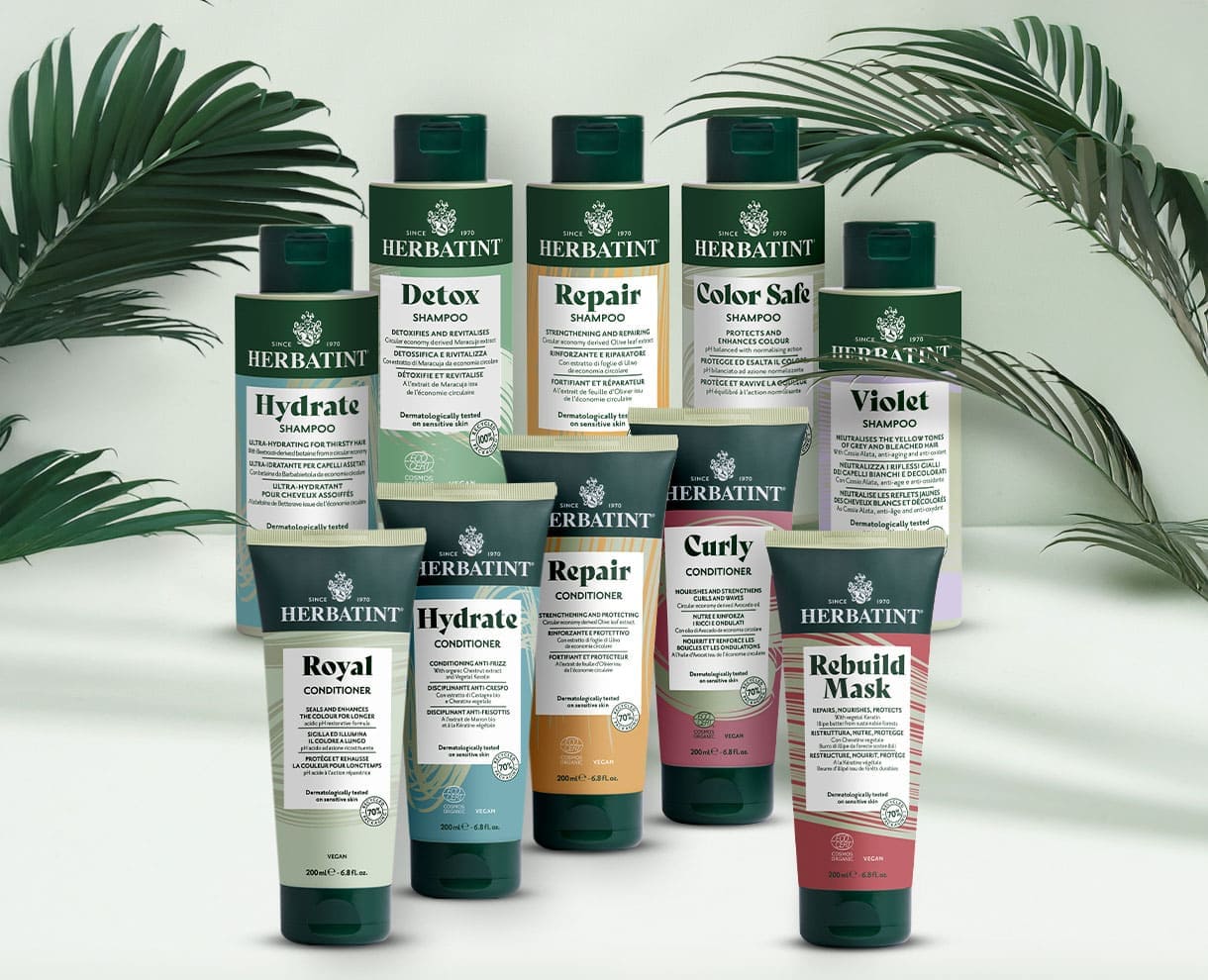 Los diez productos de Herbatint Hair Care para el cuidado del cabello: champú, acondicionadores y mascarilla