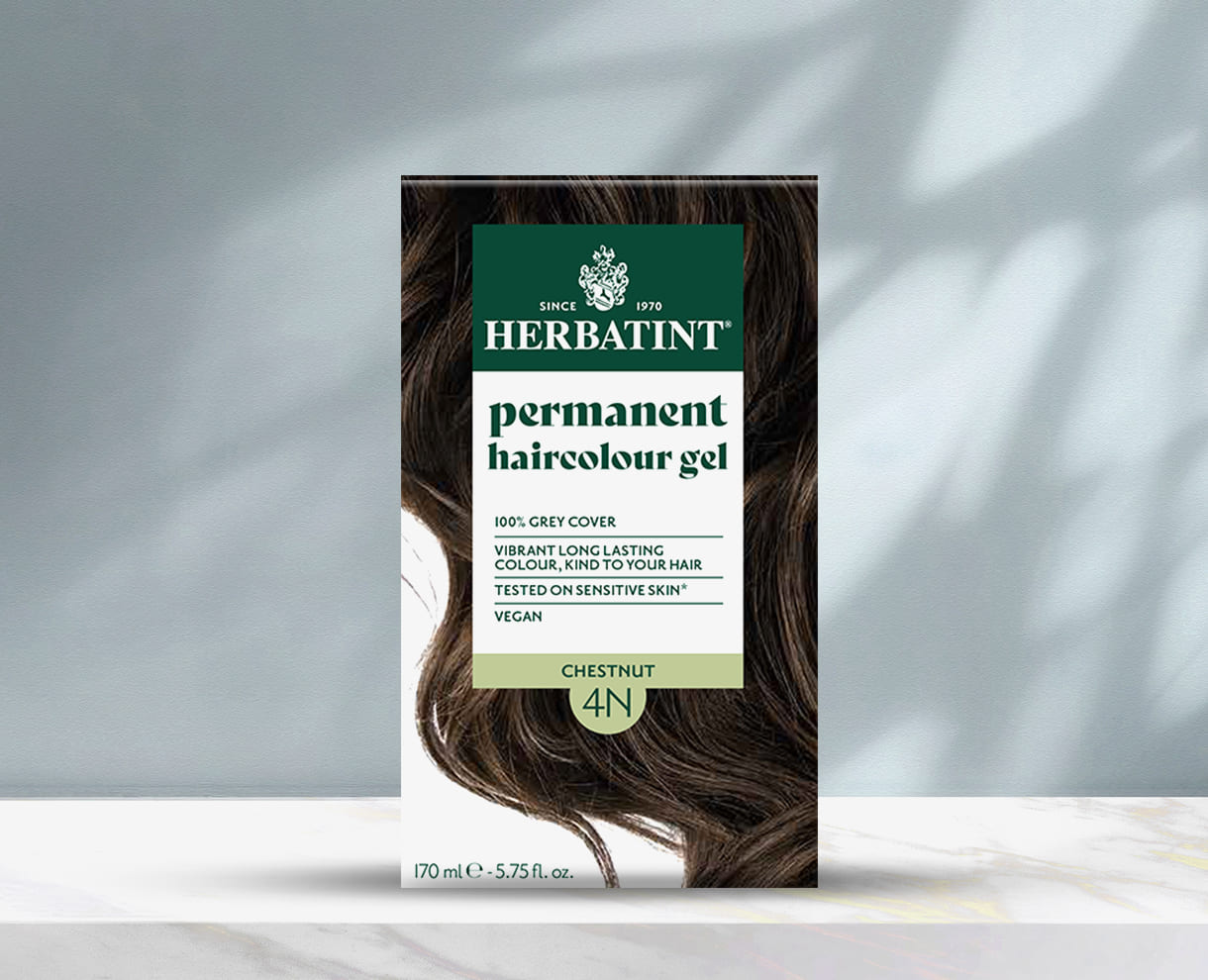 Herbatint Chestnut 4N permanent hair dye 170 ml box