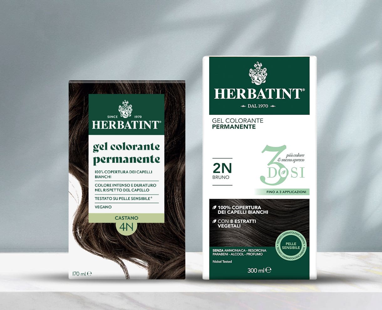 Confezioni Herbatint castano 4N 170ml e bruno 2N 300ml