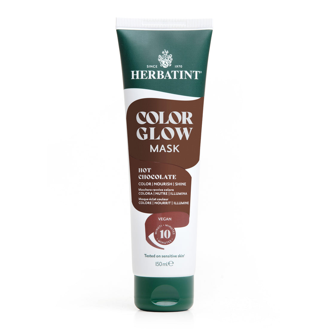 Herbatint Color Glow Mask Hot Chocolate, 150 ml
