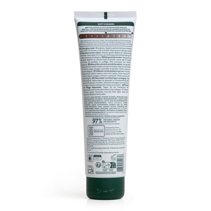 Retro tubetto maschera colorante per capelli Herbatint Soft Caramel da 150 ml. Formula vegan, testato su pelle sensibile, 97% ingredienti di origine naturale