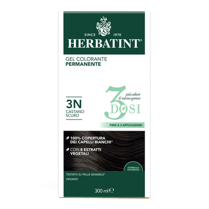 Herbatint 3N Castano Scuro colorazione capelli permanente senza ammoniaca