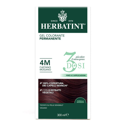 Herbatint 4M Castano Mogano colorazione capelli permanente senza ammoniaca
