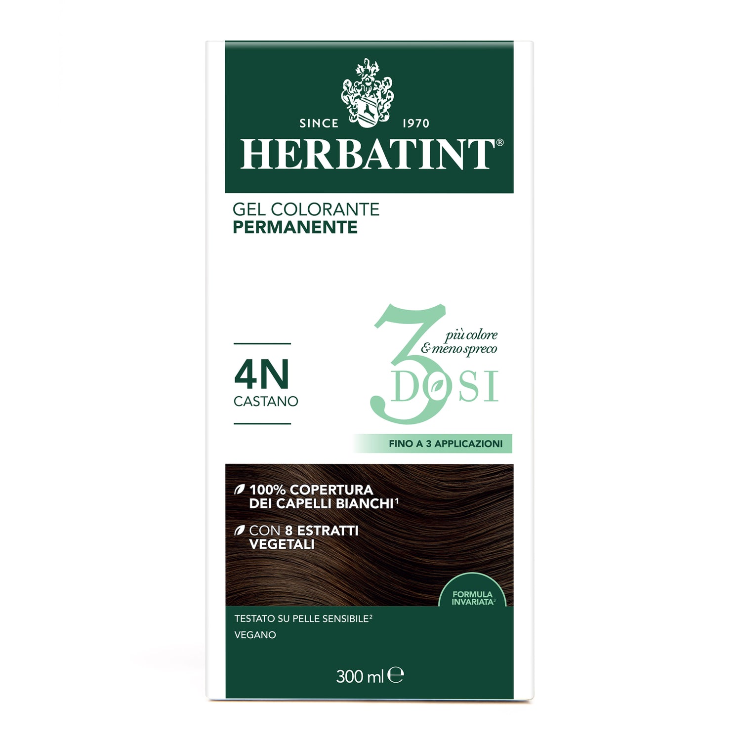 Herbatint 4N Castano colorazione capelli permanente senza ammoniaca