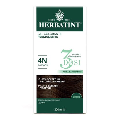 Herbatint 4N Castano colorazione capelli permanente senza ammoniaca