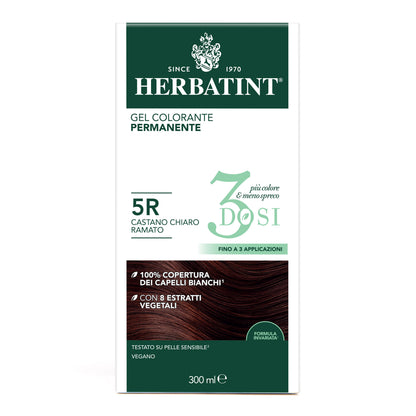 Herbatint 5R Castano Chiaro Ramato colorazione capelli permanente senza ammoniaca