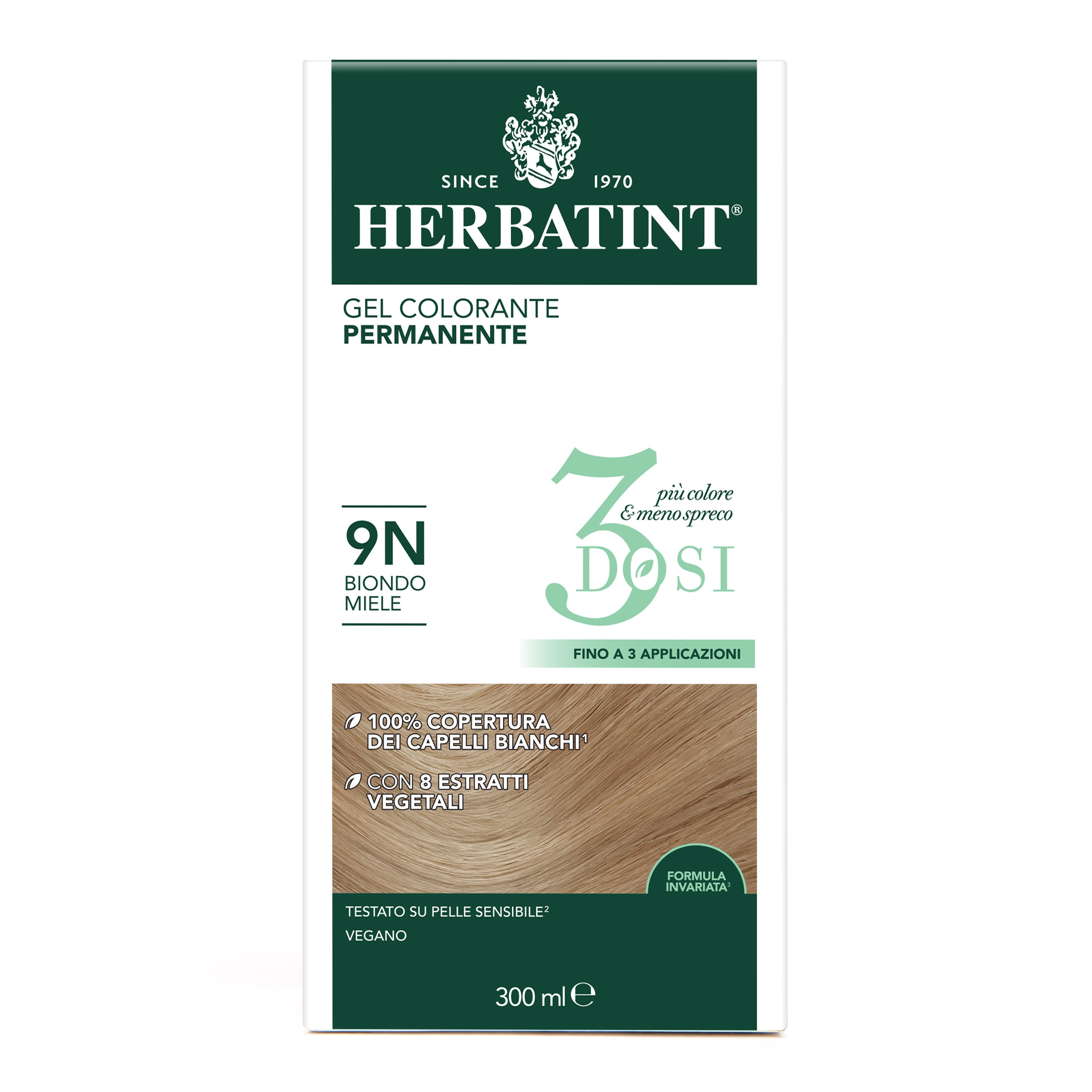 Herbatint 9N Biondo Miele colorazione capelli permanente senza ammoniaca