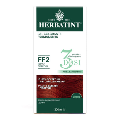Herbatint FF2 Rosso Porpora colorazione capelli permanente senza ammoniaca
