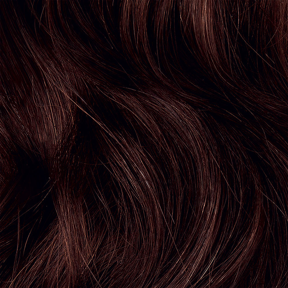 Dimostrazione resa colore capelli gel colorante permanente 4R Castano Ramato