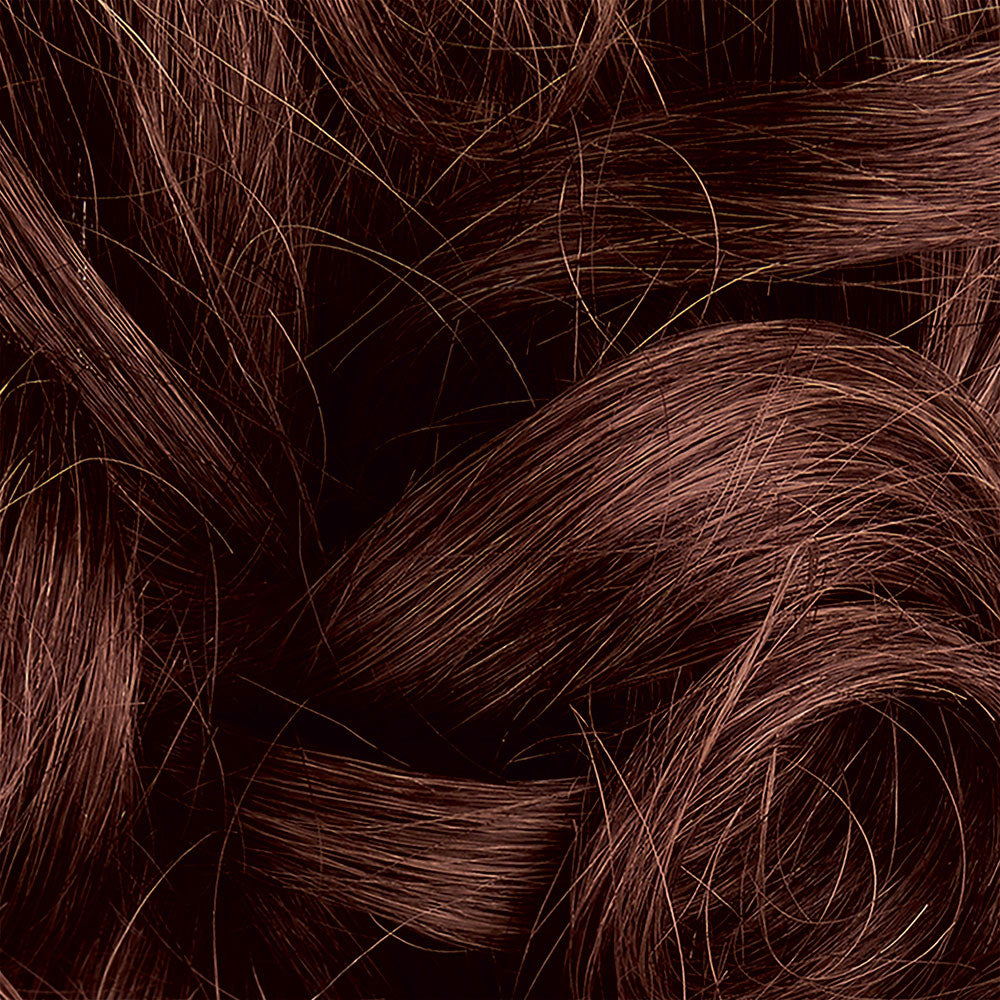 Dimostrazione resa colore capelli gel colorante permanente 5R Castano Chiaro Ramato