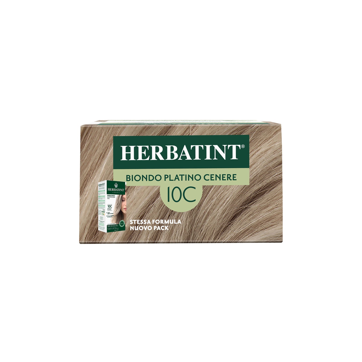 Permanent haircolour gel 10C Platinum Ash Blonde, 170 ml