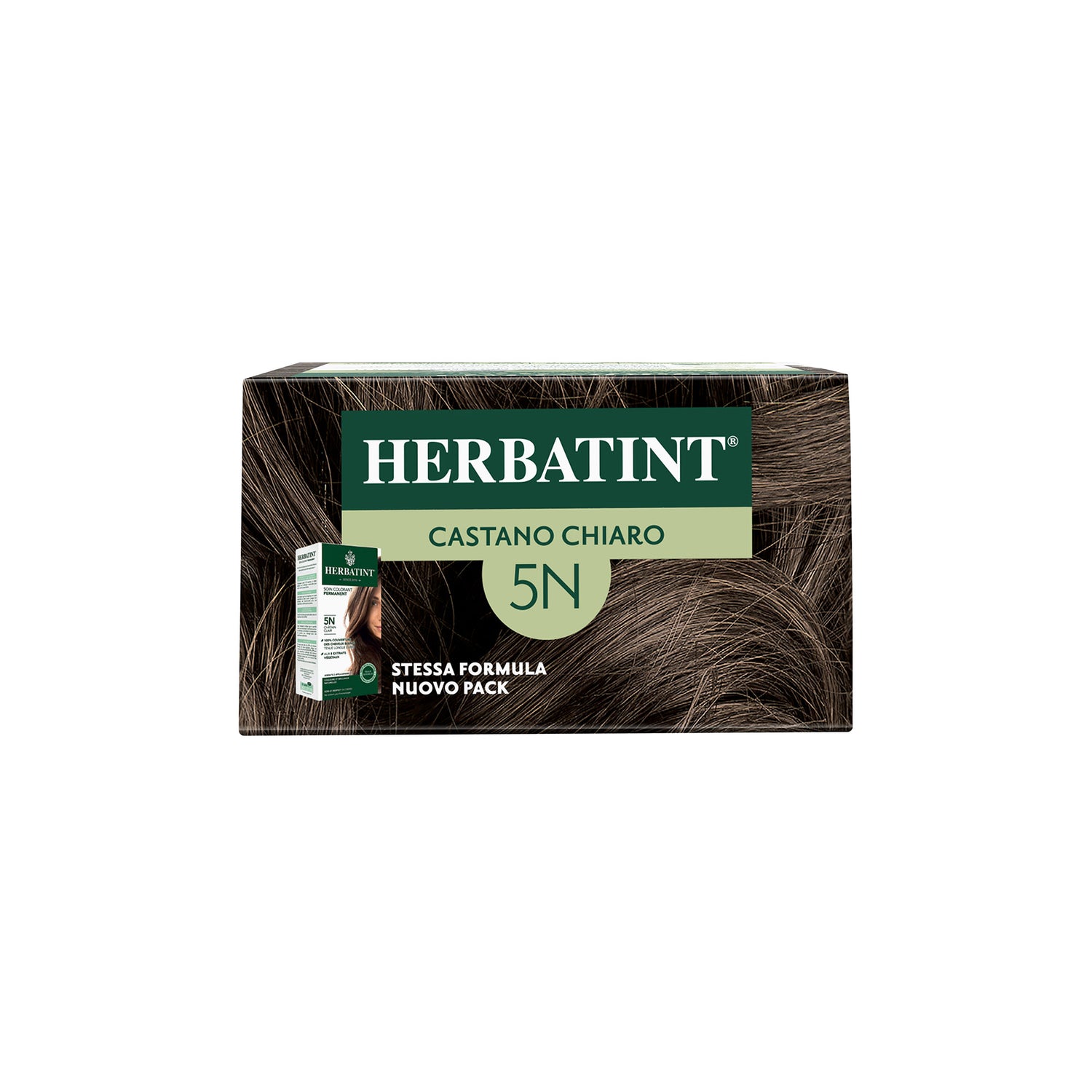 Permanente haarkleuring 5N Lichtbruin, 170 ml