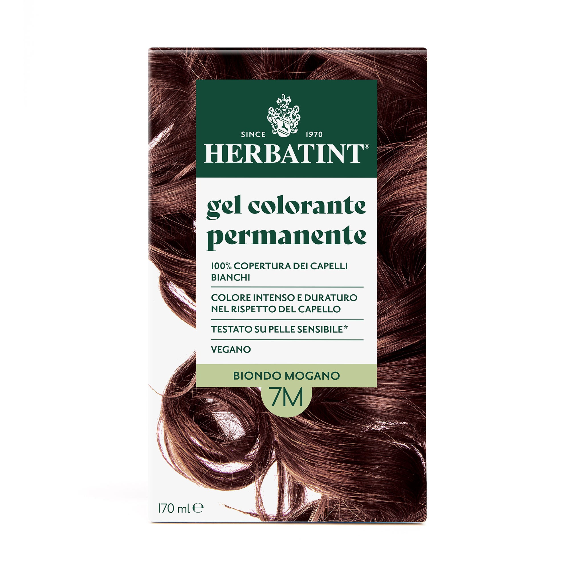 Coloración gel permanente 7M Rubio Caoba, 170 ml