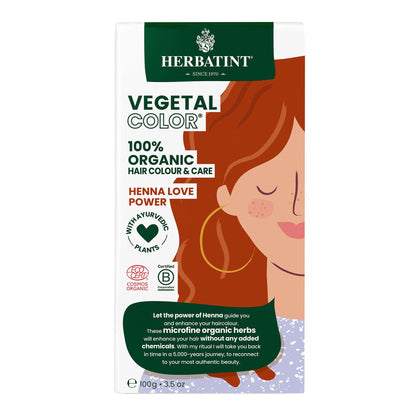 Herbatint Vegetal Color Henna Love Power – box front