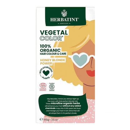 Herbatint Vegetal Color Honey Blonde Power – box front