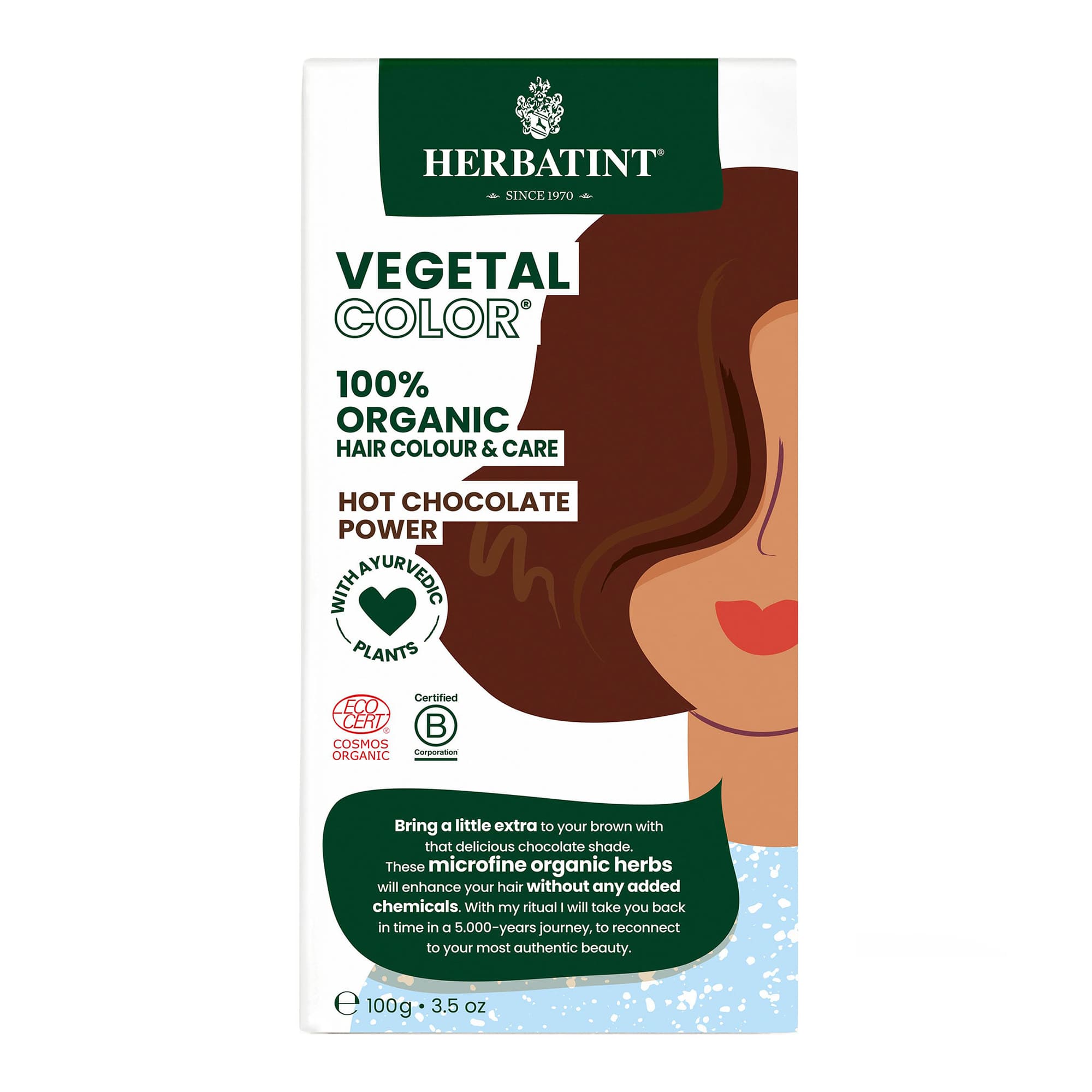 Herbatint Vegetal Color Hot Chocolate Power – box front
