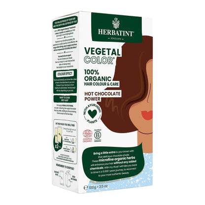 Herbatint Vegetal Color Hot Chocolate Power, box