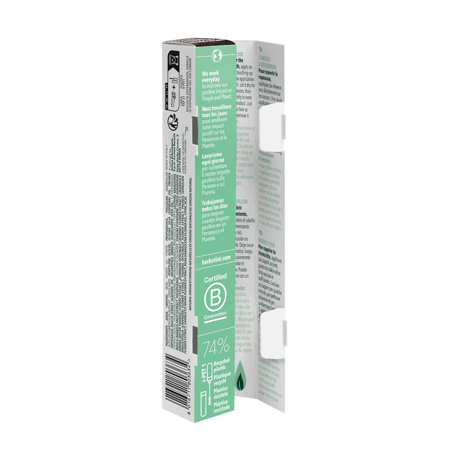 Mascara Biondo per coprire i capelli bianchi Herbatint