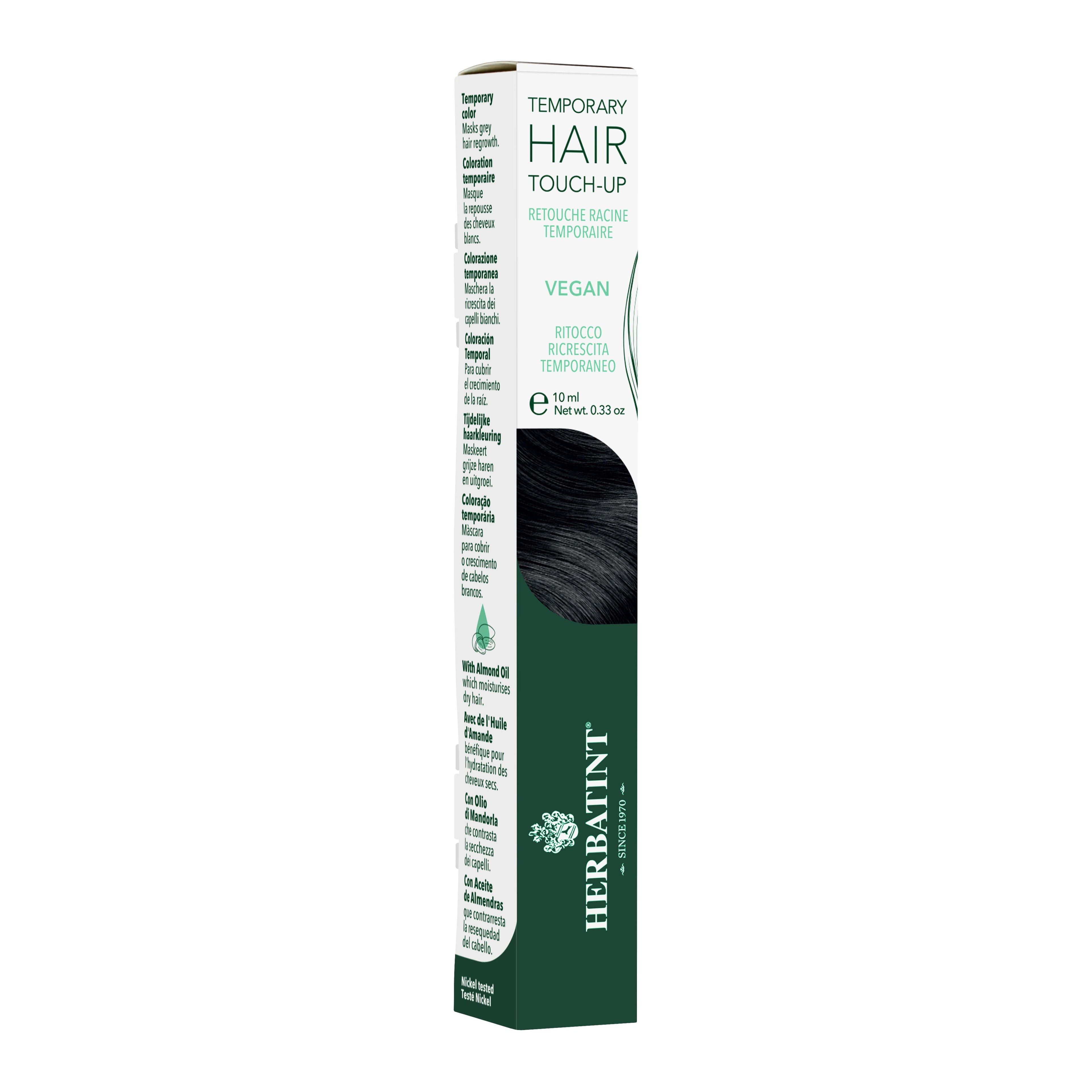 Herbatint Temporary Hair Touch-Up Black - 10 ml box