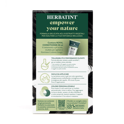 Vista della parte superiore del box della tinta per capelli 2N Bruno