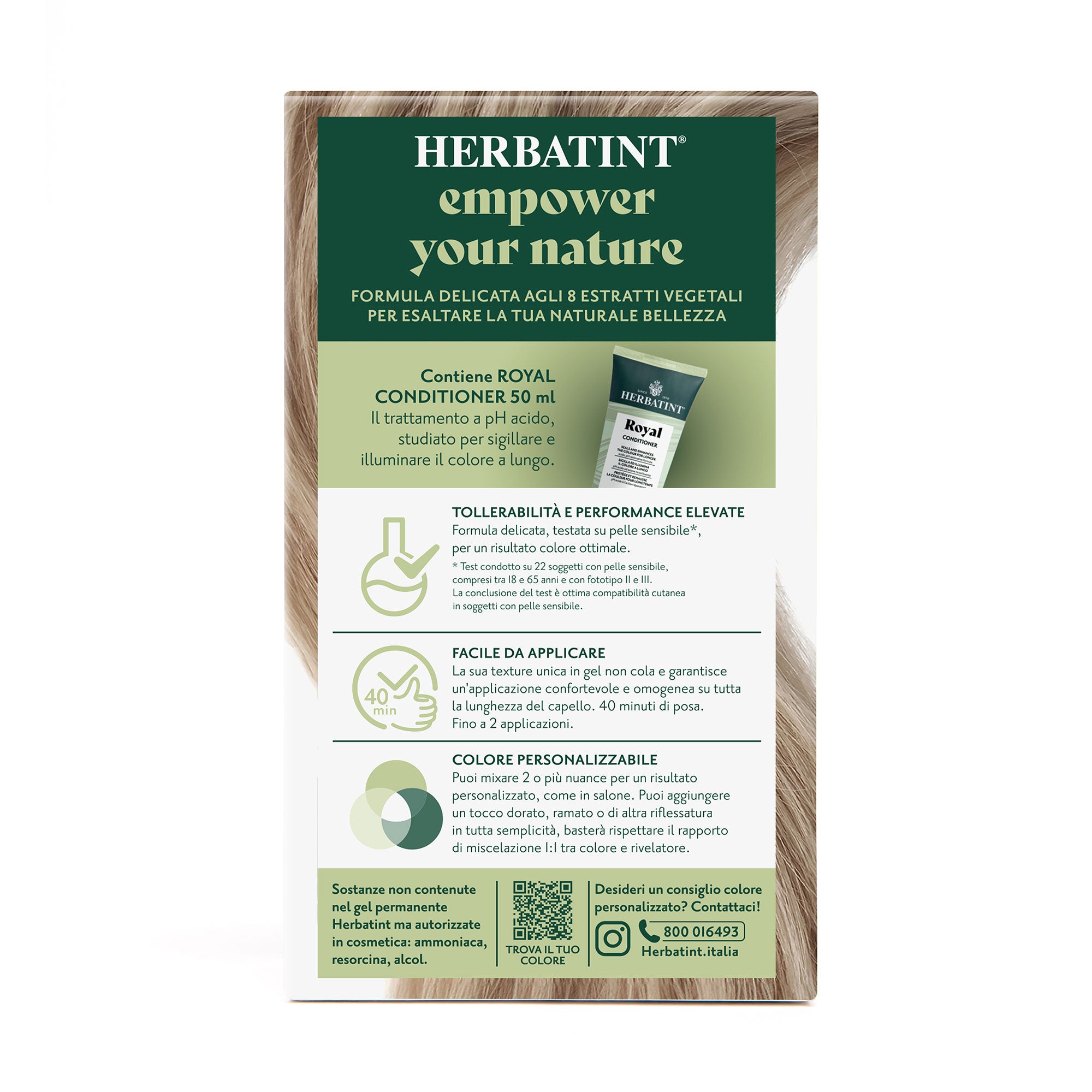 Dettaglio del packaging della tintura per capelli permanente 10C Biondo Platino Cenere