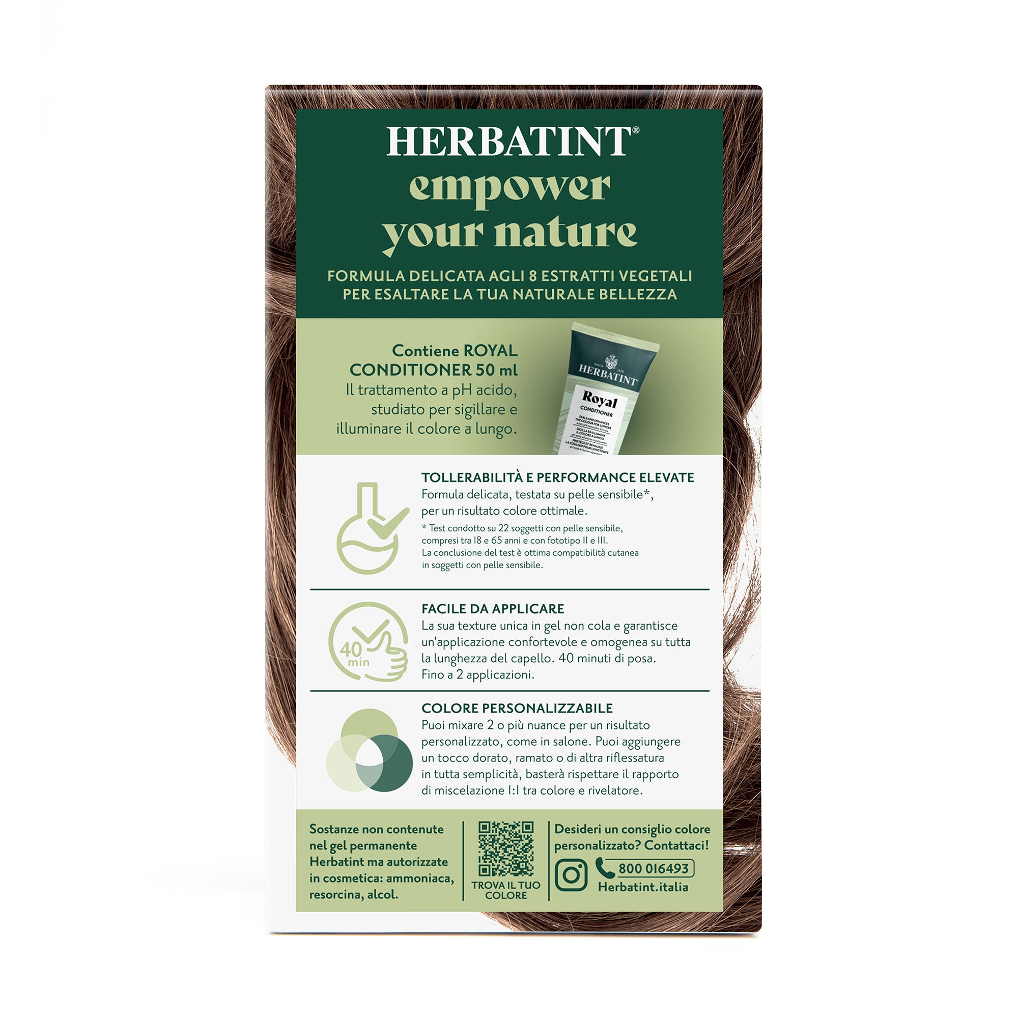 Dettaglio del packaging della tintura per capelli permanente 6D Biondo Scuro Dorato