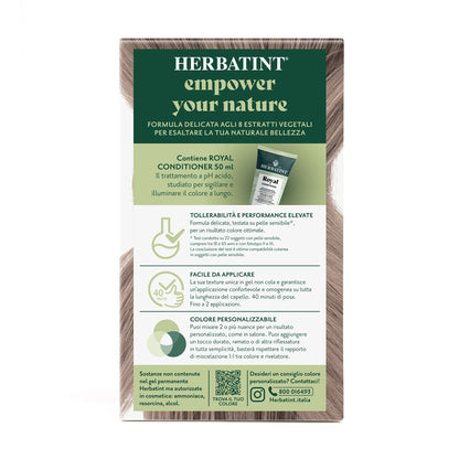 Dettaglio del packaging della tintura per capelli permanente 8C Biondo Chiaro Cenere